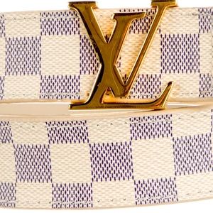 Louis Vuitton damier azur belt